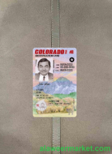USA Colorado ID card under 21 photolook FRONT